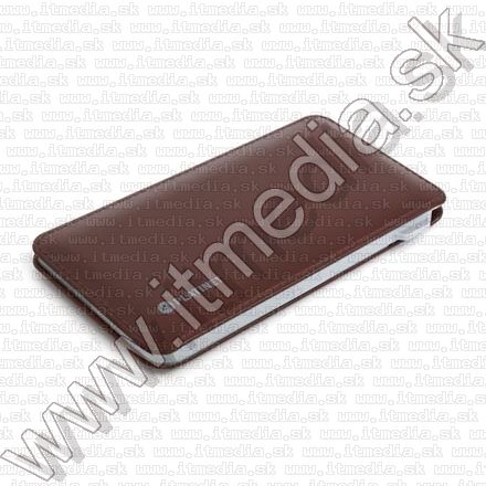 Image of Platinet Slim Powerbank Li-Po 6000mAh Brown (42835) *Leather* EOL (IT10900)